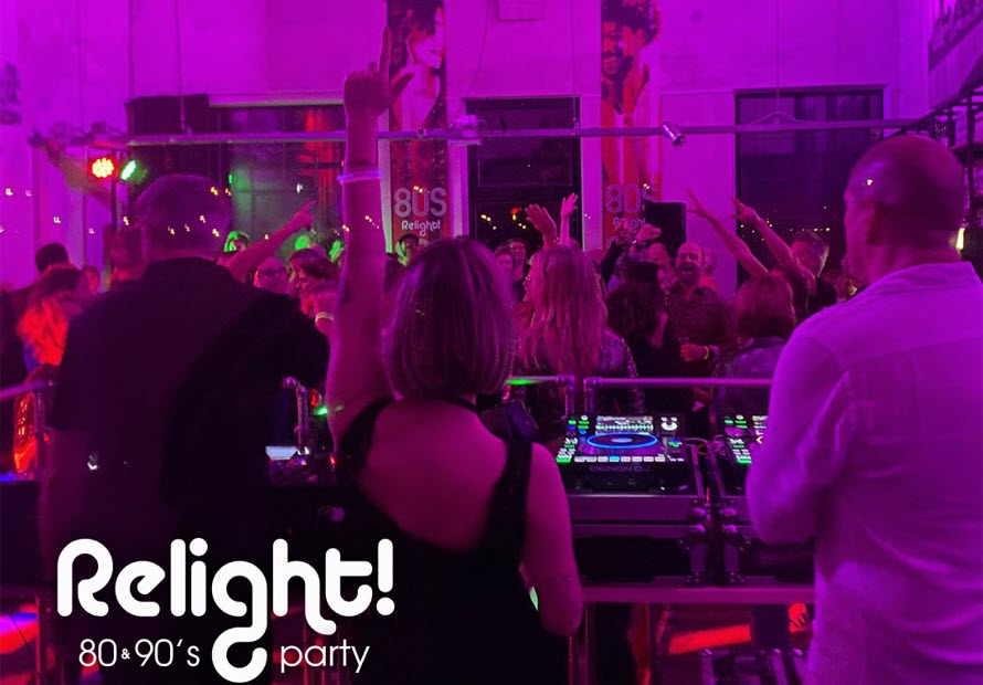 Relight party 80's & 90's