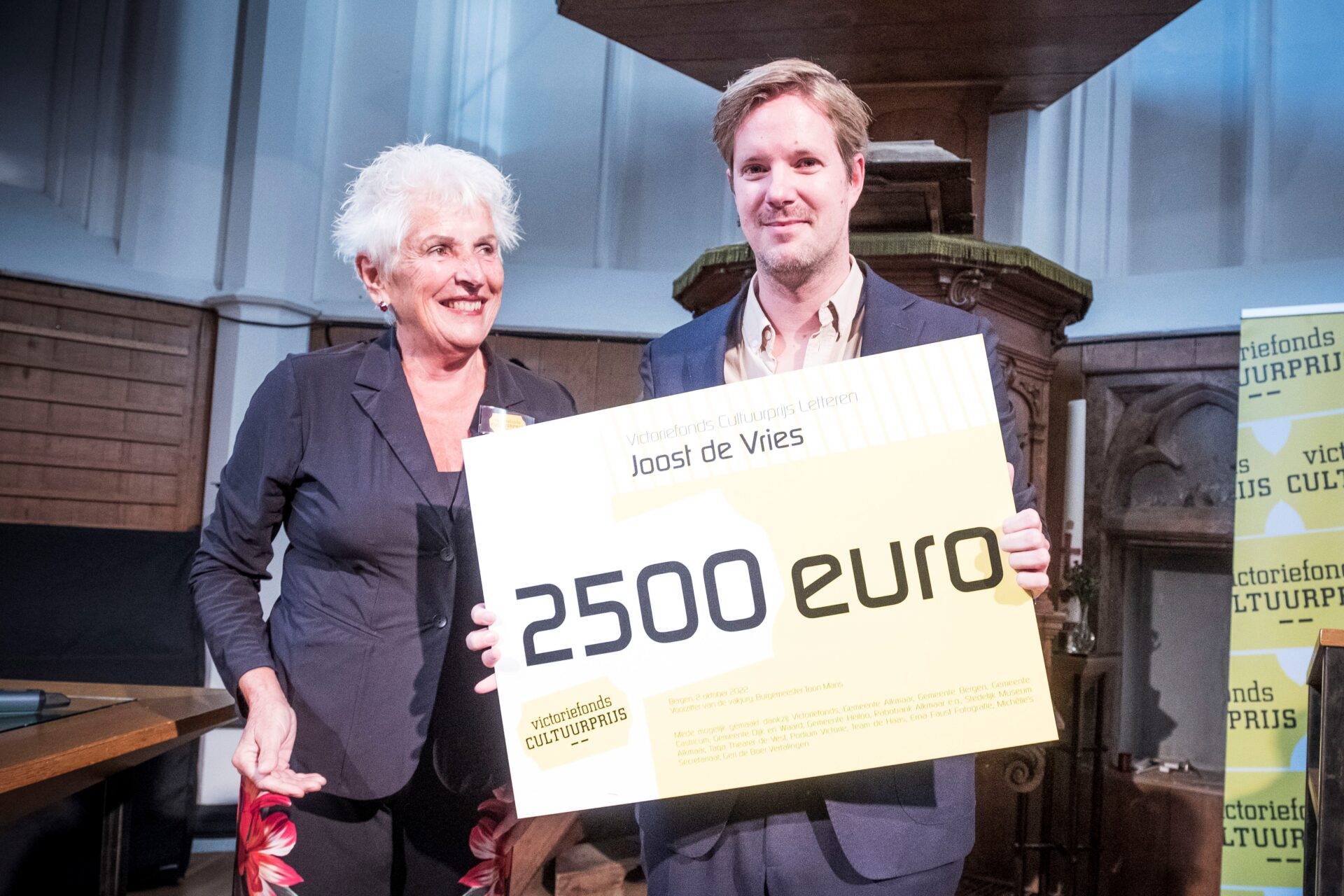 Uitreiking Cultuurprijs Letteren