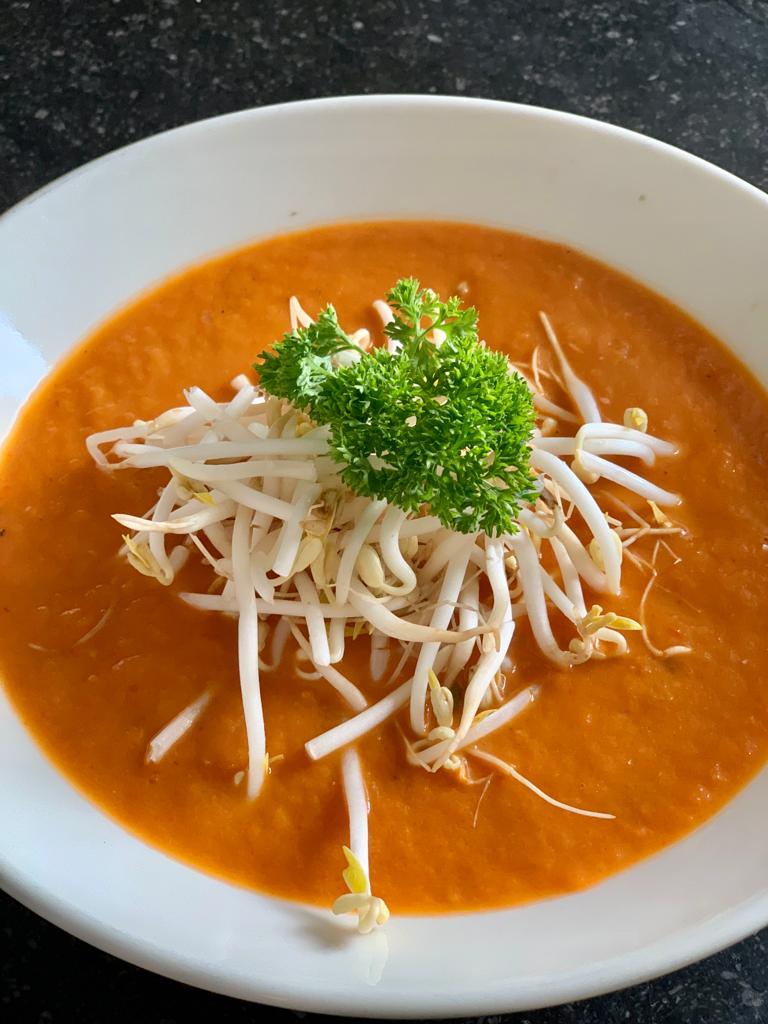Tomaten-paprikasoep