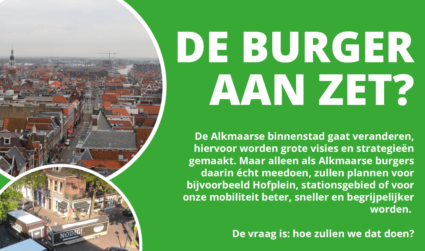 De burger aan zet?