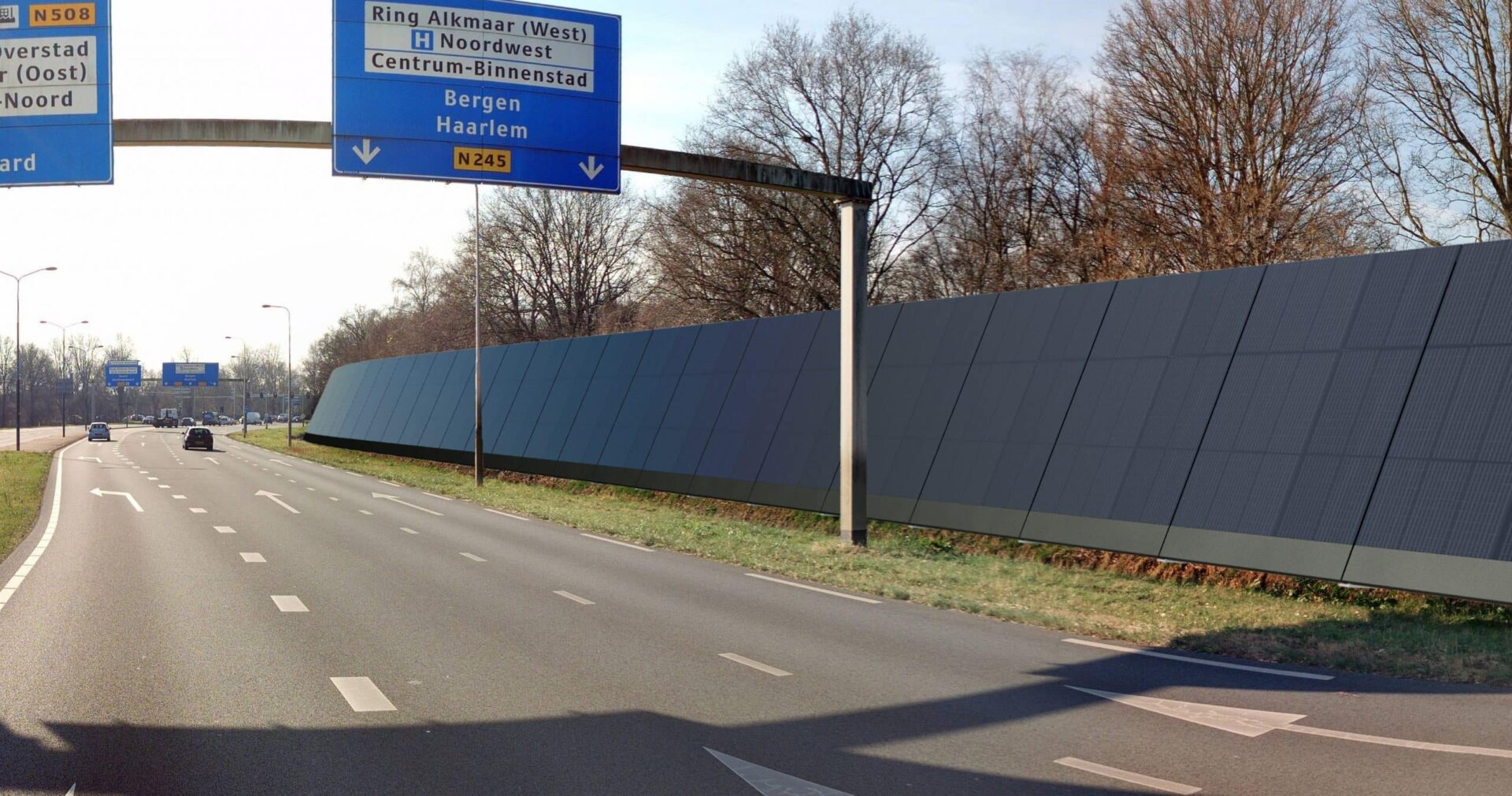 11 maart: eerste palen Energieleverend Geluidsscherm de grond in