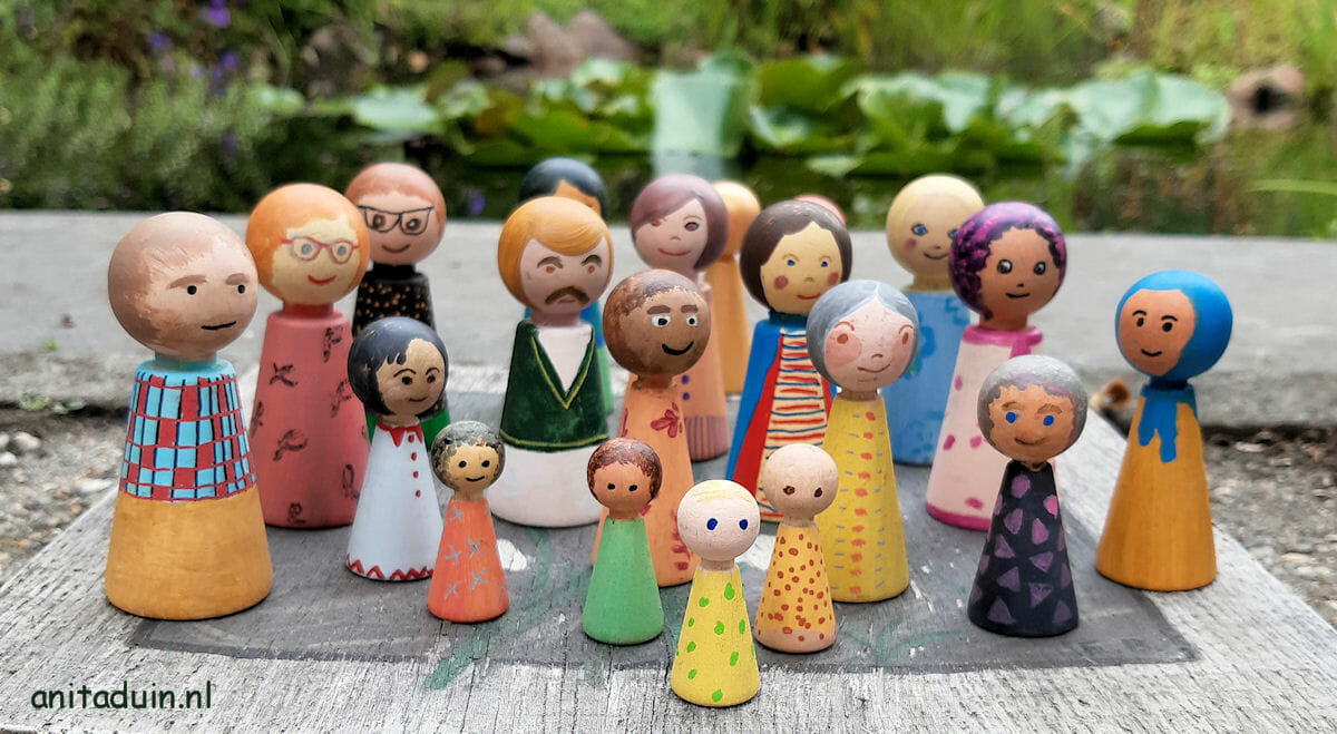 Anita Duin organiseert workshops "creatief met familieopstellingen"