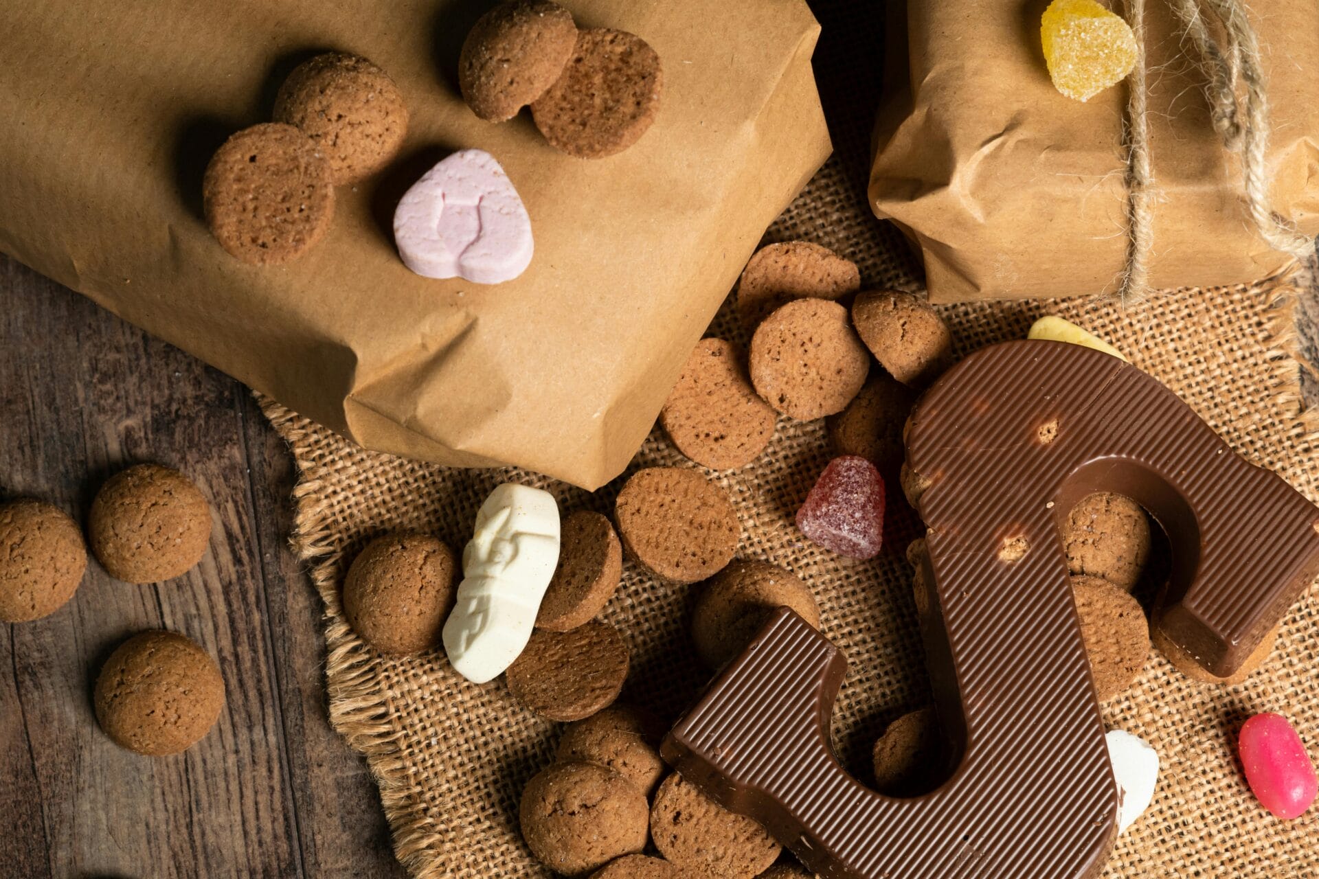 Chocoladeletters voor kinderen in Oekraïne
