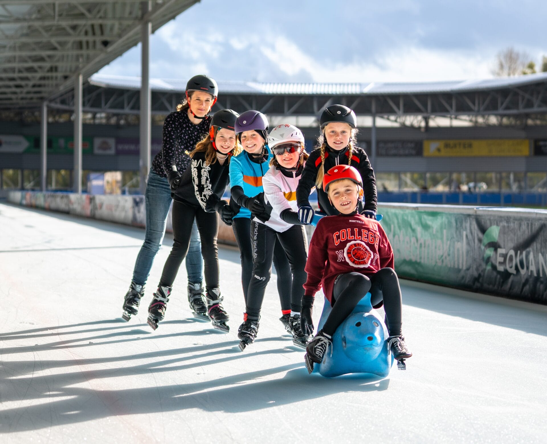 Winterpret voor het hele gezin op IJsbaan De Meent