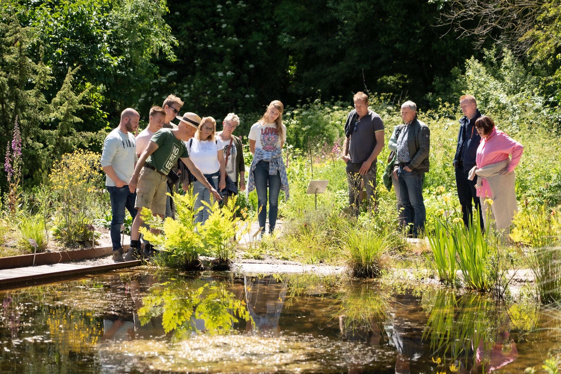 Kruidenwandeling in de Hortus