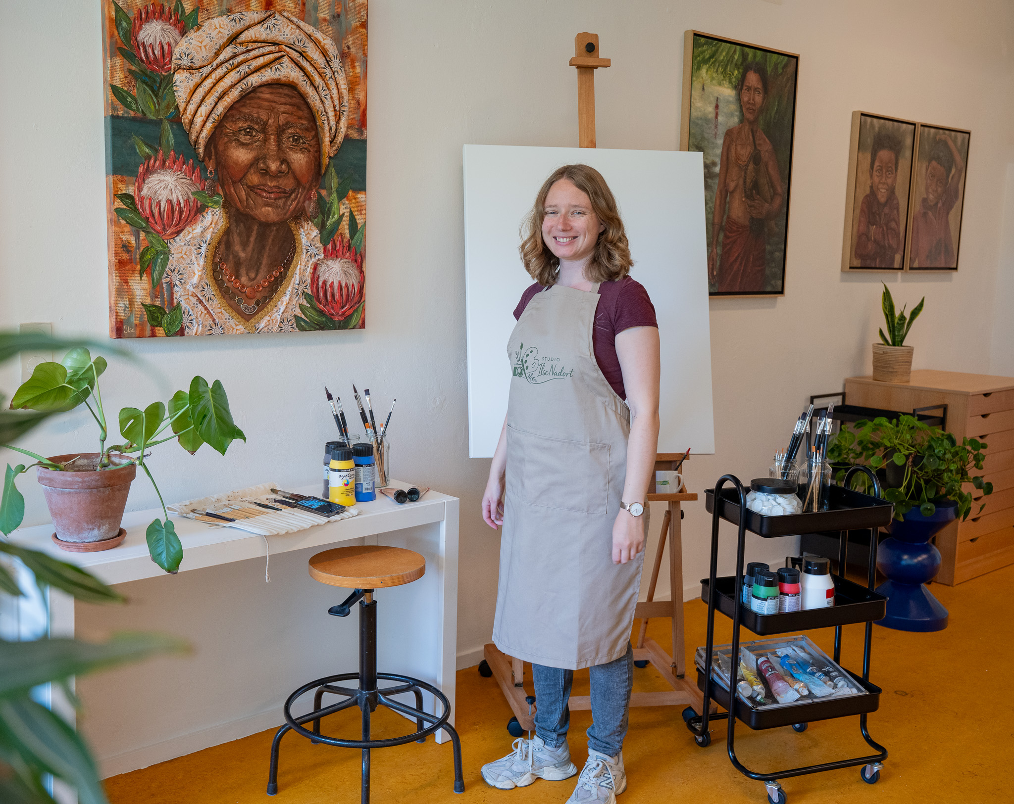 Klaslokaal wordt atelier voor Ilse